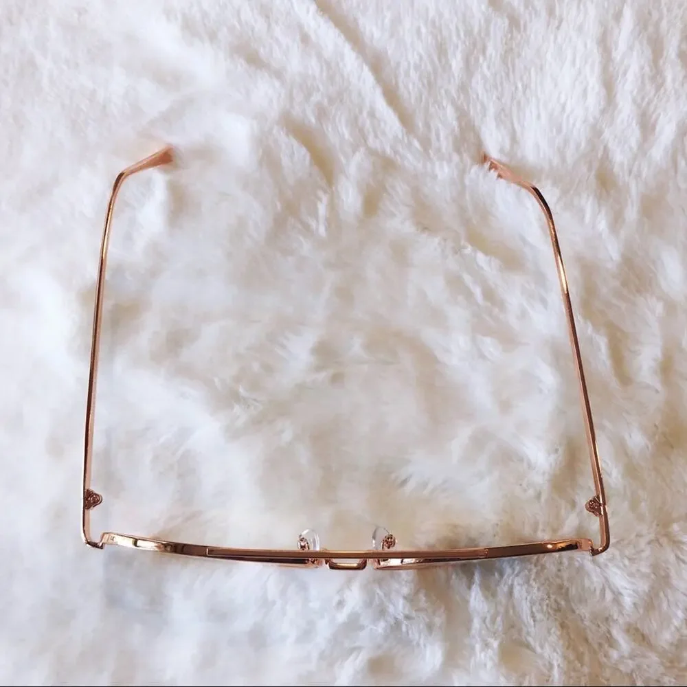 Jane Rose Gold Aviator Computer Blue Light Glasses